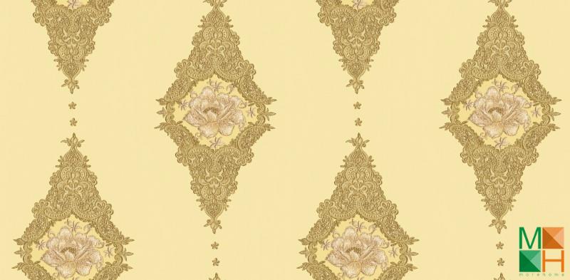 Giấy dán tường Hàn Quốc phòng khách cổ điển 88144-2